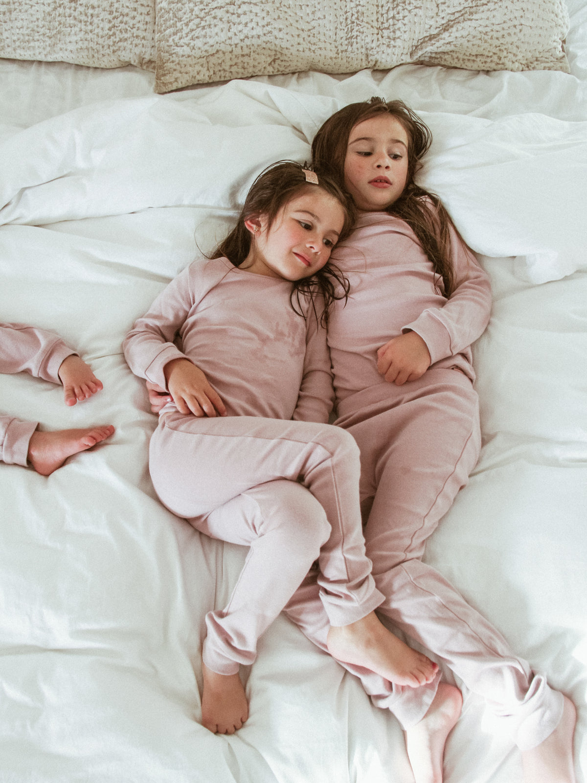 Organic Baby + Kids Pajama Set | Mauve