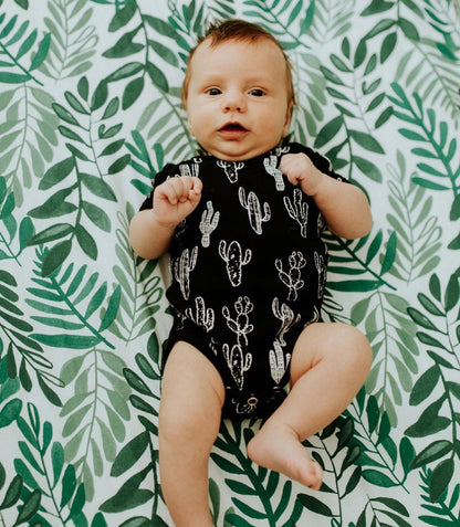 Organic Short Sleeve Baby Bodysuit | GOTS Certified Organic Cotton | Signature Prints