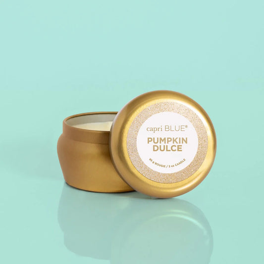 Capri Blue - Pumpkin Dulce Glam Mini Tin, 3 oz