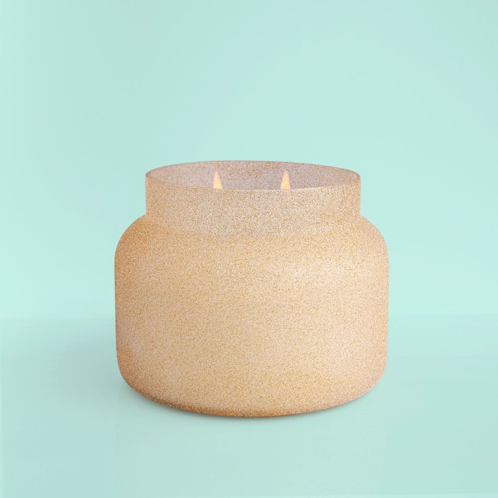 Capri Blue - Pumpkin Dulce Champagne Glitter Glam Jumbo Jar, 48 oz