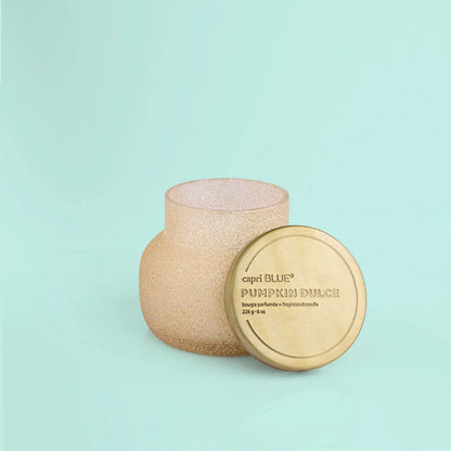 Capri Blue - Pumpkin Dulce Champagne Glitter Petite Jar, 8 oz