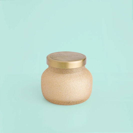 Capri Blue - Pumpkin Dulce Champagne Glitter Petite Jar, 8 oz