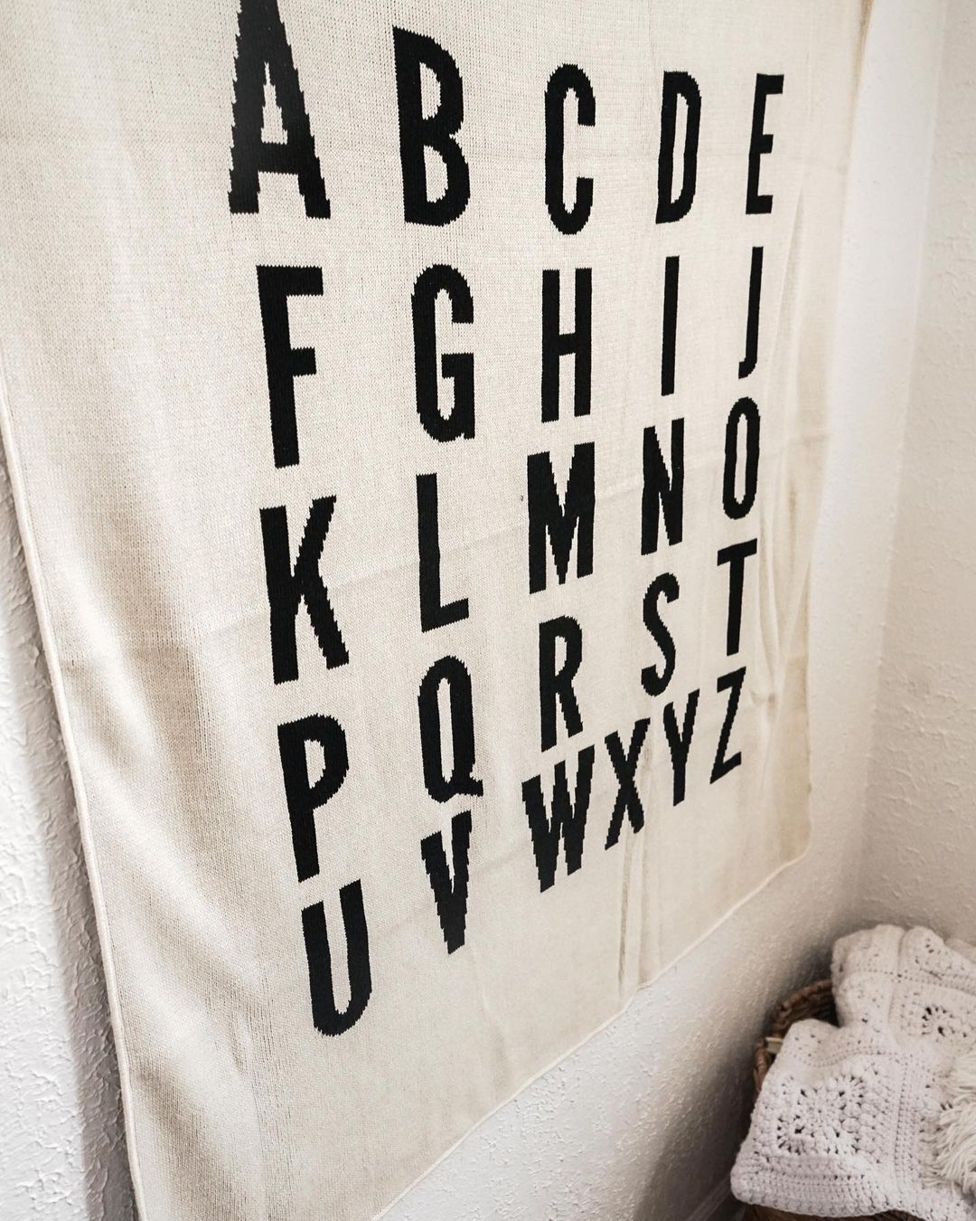 ABC Recycled Cotton Throw Blanket | Made in USA