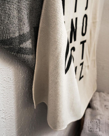 ABC Recycled Cotton Throw Blanket | Made in USA