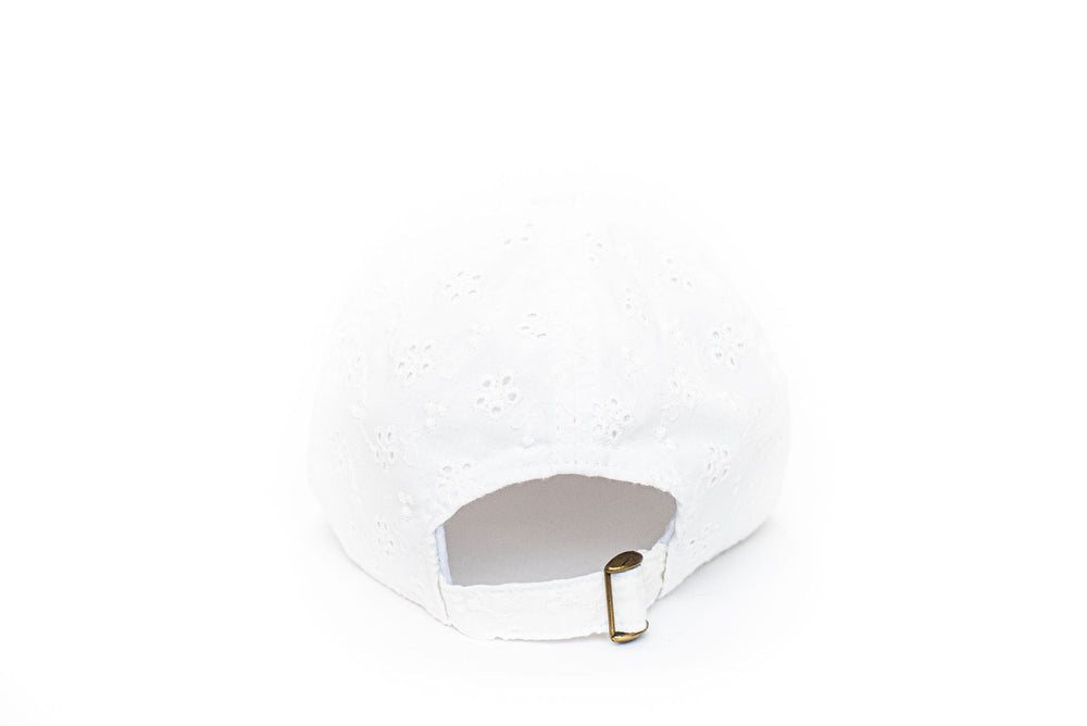 
                  
                    Load image into Gallery viewer, Rey to Z Baseball Hat - Mama in White Eyelet
                  
                