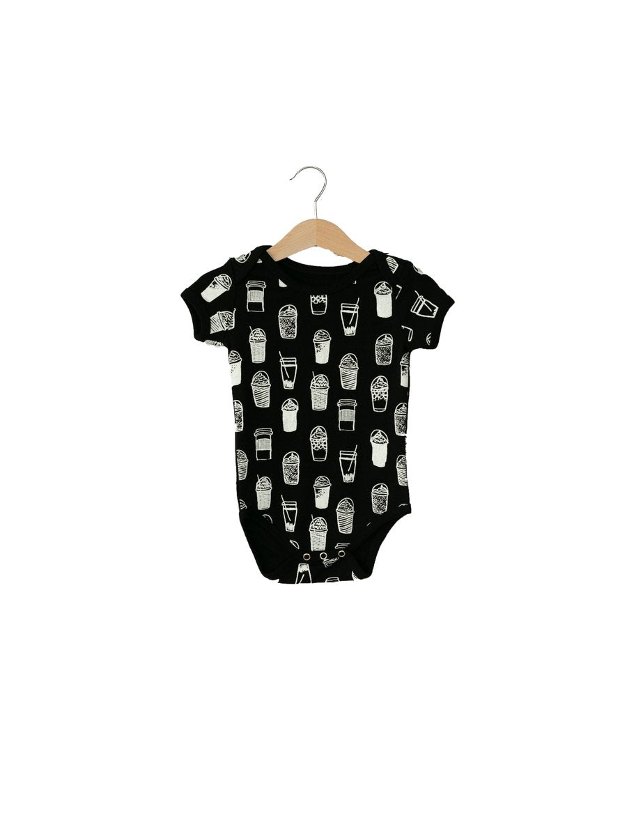 Organic Short Sleeve Baby Bodysuit | GOTS Certified Organic Cotton | Signature Prints
