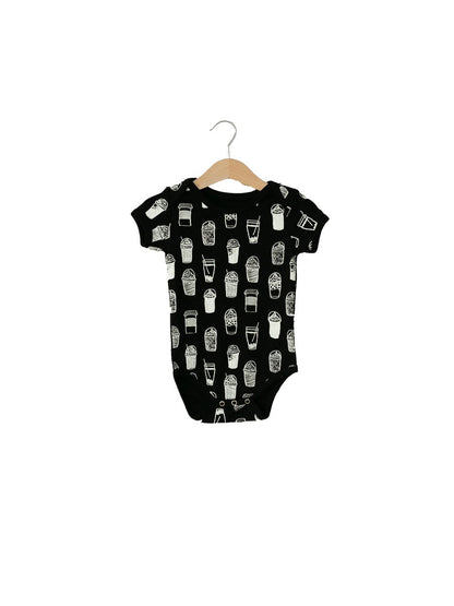 Organic Short Sleeve Baby Bodysuit | GOTS Certified Organic Cotton | Signature Prints