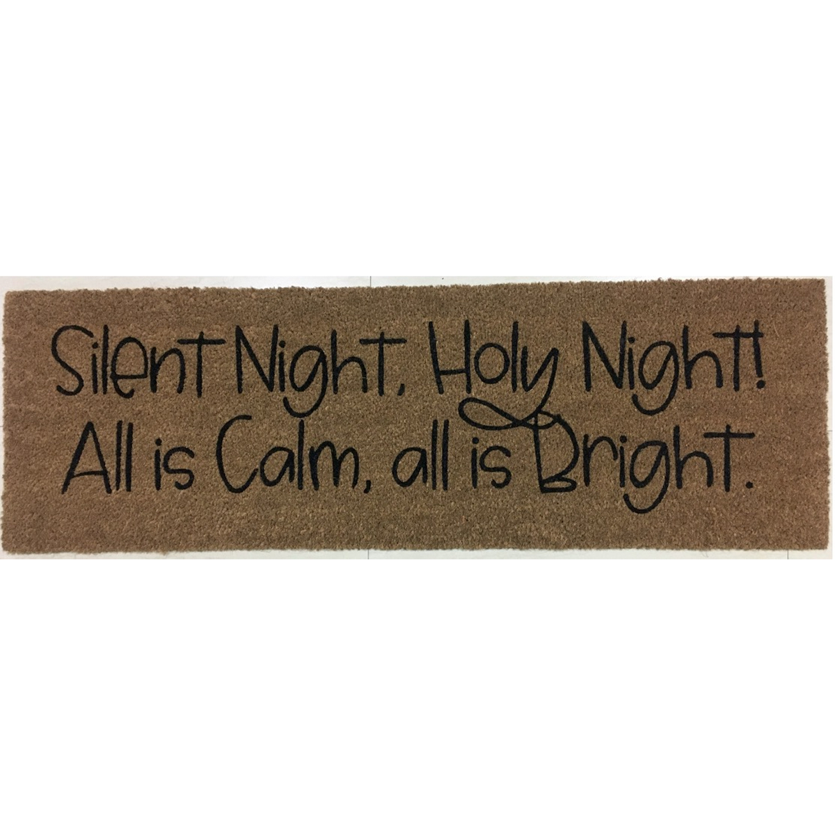XL Doormat | Silent Night Holy Night