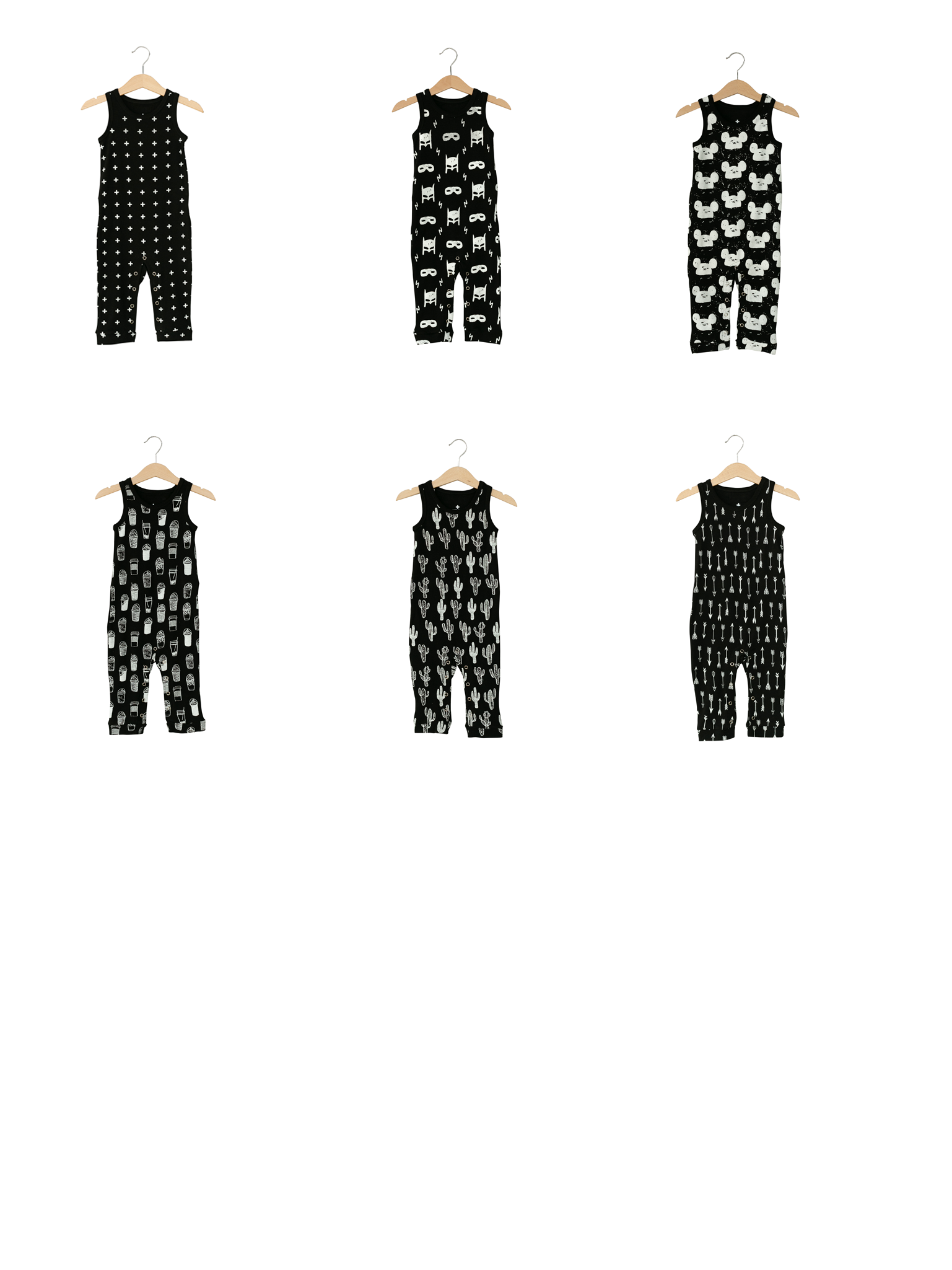 Organic Tank Explorer Back Jumpsuit | GOTS Certified Organic Cotton | Signature Prints