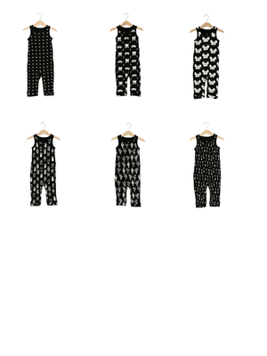 
                  
                    Load image into Gallery viewer, Organic Tank Jumpsuit with Explorer Back -  Prints
                  
                