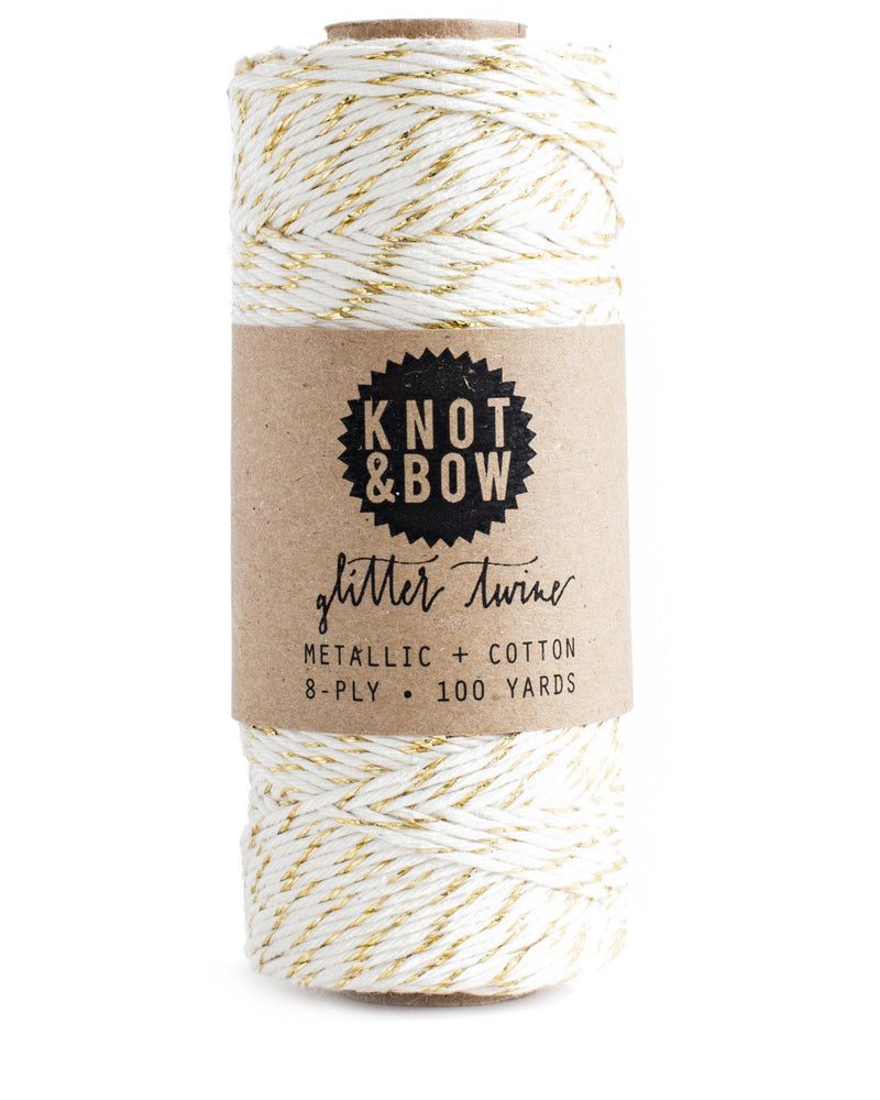 Knot & Bow -  Gold Glitter Twine