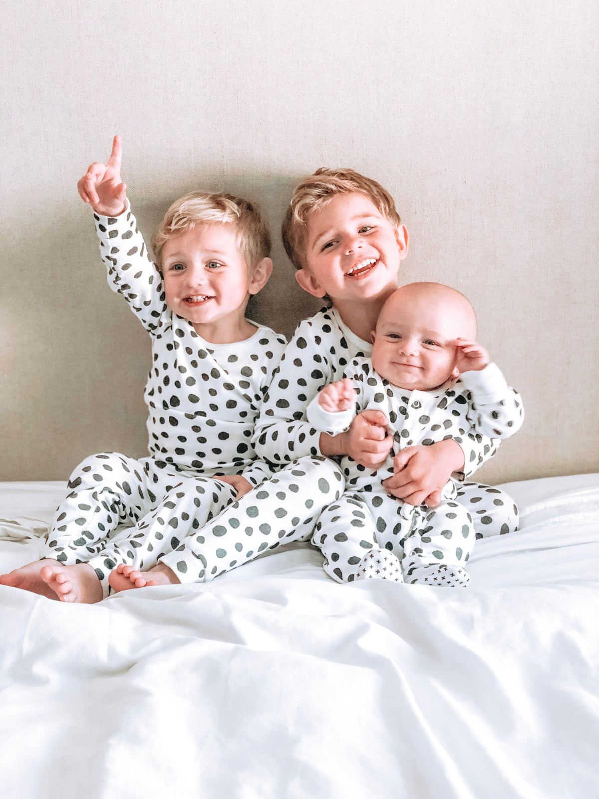 Organic Button Footie | GOTS Certified Organic Cotton | Signature Prints