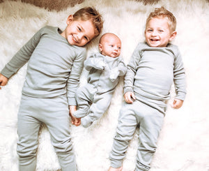 
                  
                    Load image into Gallery viewer, FINAL SALE - Organic Pajama Set -  Colors
                  
                