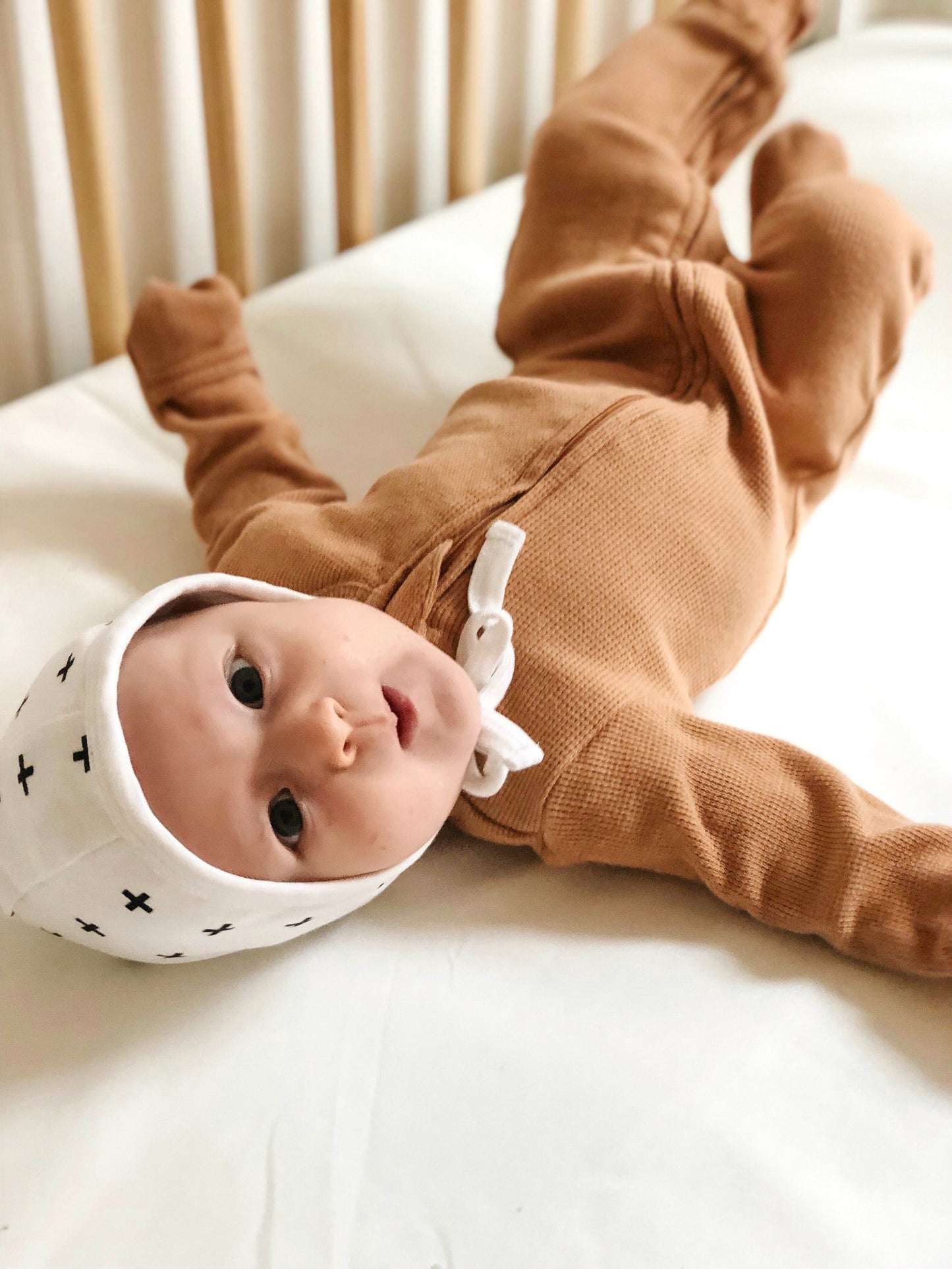 Organic Baby Bonnet | GOTS Certified Organic Cotton | Signature Prints | Sizes 0 to 24 Months