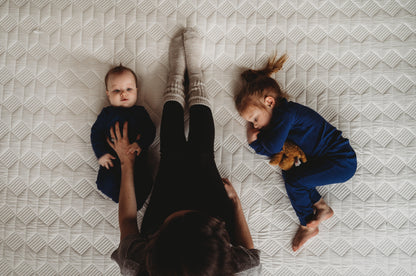 Organic Baby + Kids Pajama Set | Navy Peony