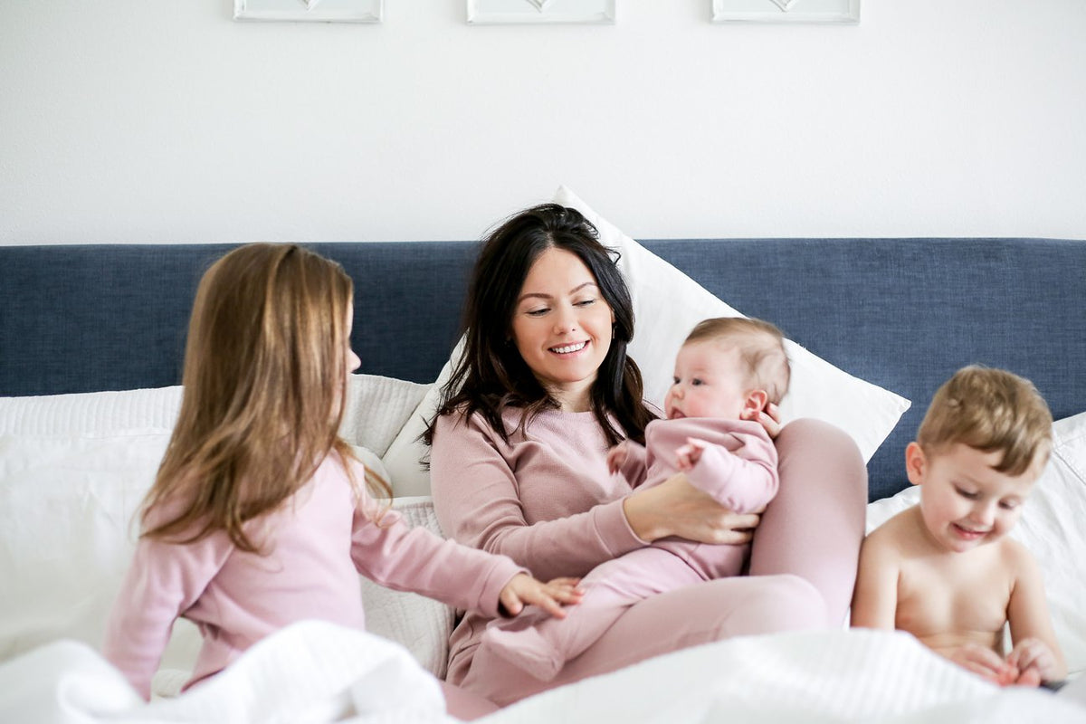 Women's organic cotton thermal pajama set