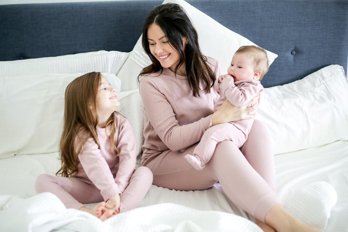 Women's organic cotton thermal pajama set