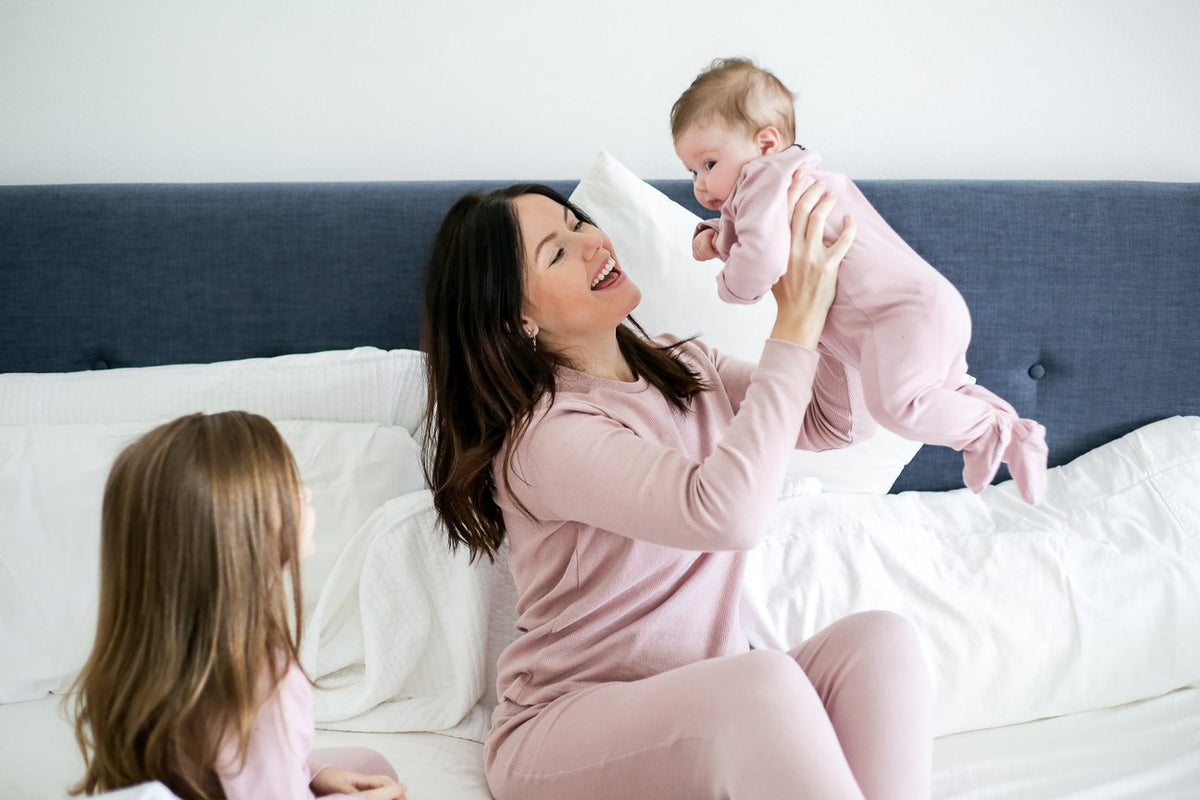 Women's organic cotton thermal pajama set