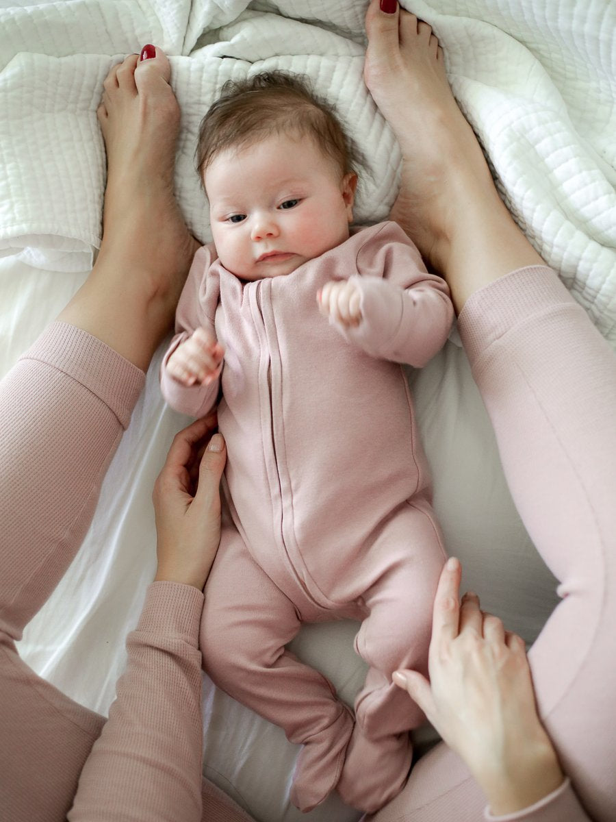 Women's organic cotton thermal pajama set