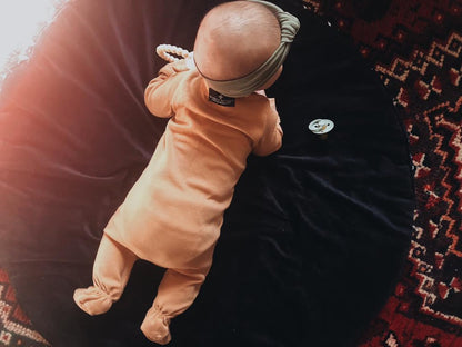Organic Zip Footie | GOTS Certified Organic Cotton | Solid Colors
