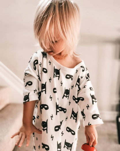 Organic slouch dress in signature prints – alternate view 2